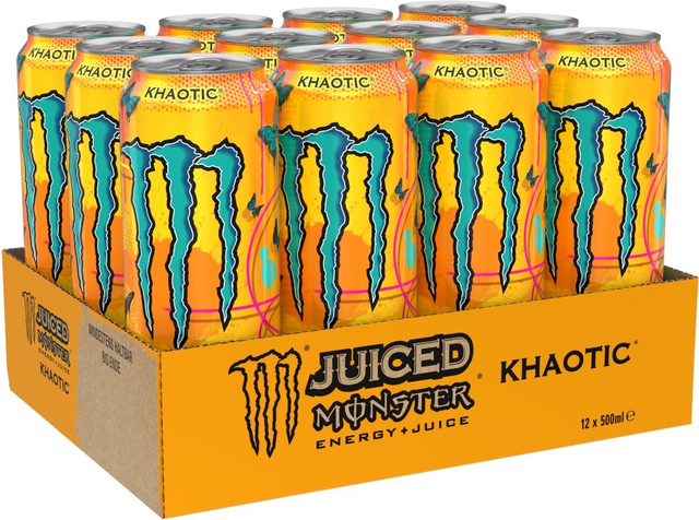 DPG Monster Energy Khaotic Juiced Ds. 0,5l (12 x 0,5 L)