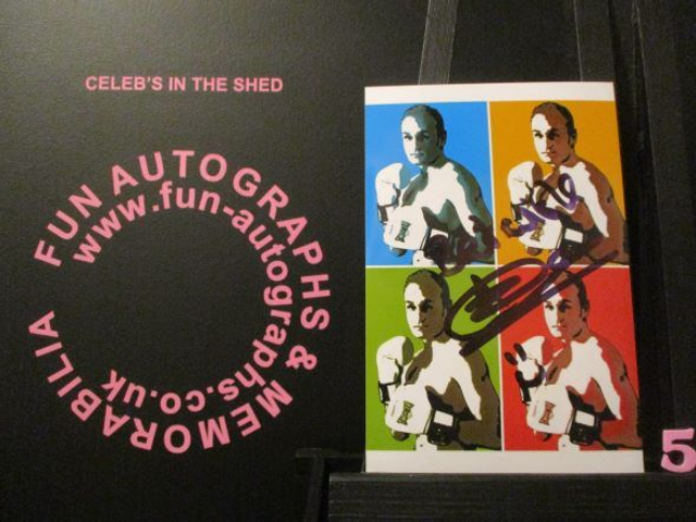 Azran 'Casanova' Qasid Authentic Autographed 6x4 Pop Art Limited Edition (5)