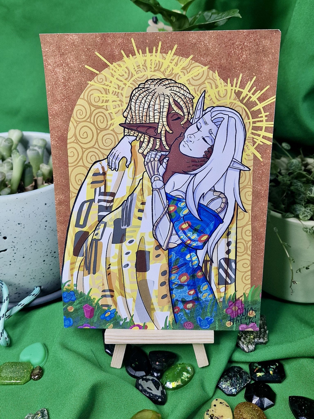 The Kiss OC Adaptation Jericho and Tapas DnD Print