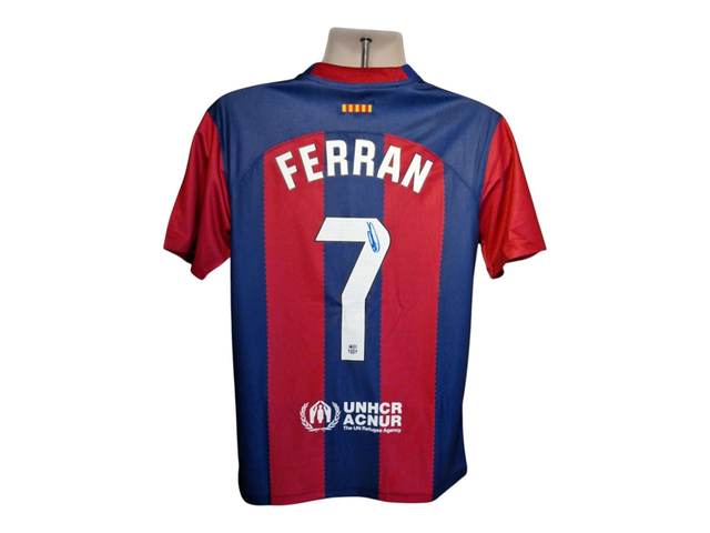 Gesigneerd Shirt Ferran Torres FC Barcelona 24/25

