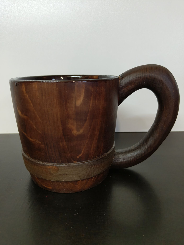 Fasswacht – Handgefertigter Holzbecher 0,5 Liter