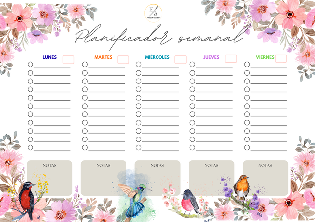 planificador semanal
