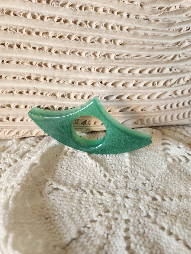 Bague de lecture verte