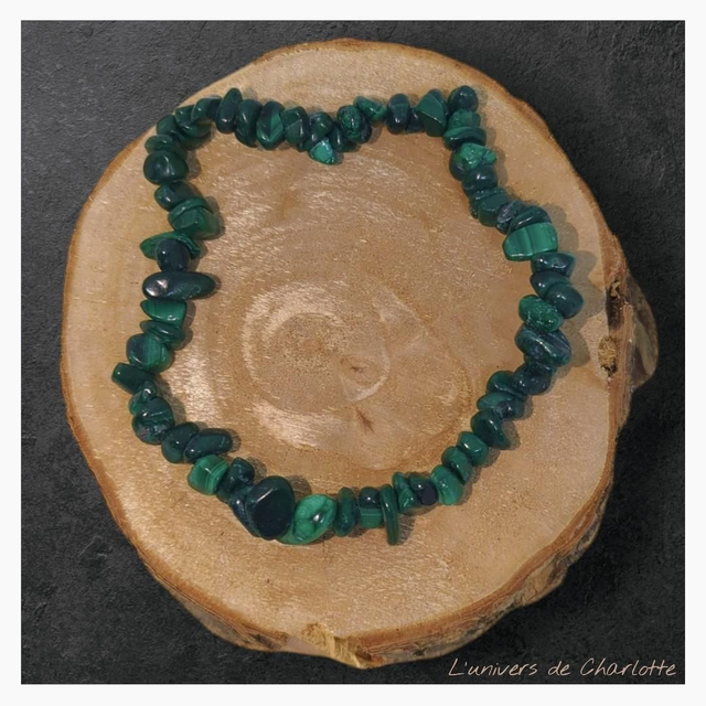 Bracelet "Malachite" baroque BR-223