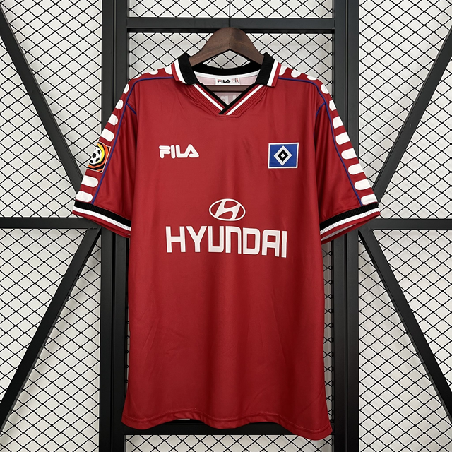 Camiseta Retro Hamburg 2000 Red