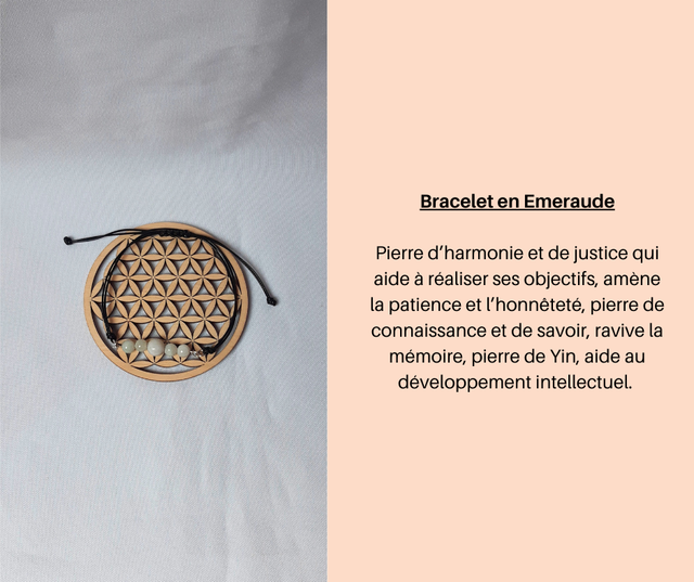 161- Bracelet en Emeraude