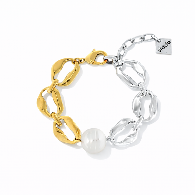 GLAM bracelet silver &amp; gold - VIDDA