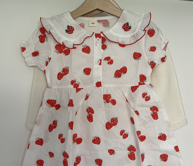 Strawberry Dress - 9-12months