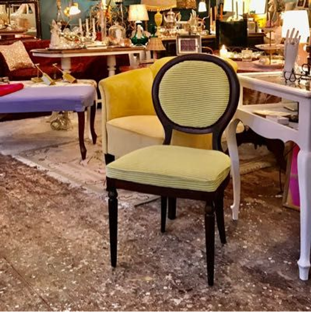 Designer Stuhl Medallion Stuhl/  Louis Seize Style 