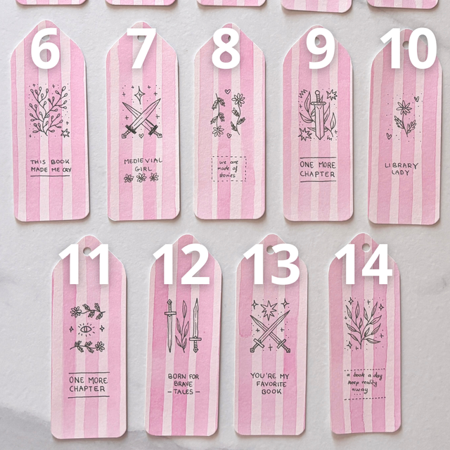 Le jardin des Marques-Pages ~ Rose Pâle