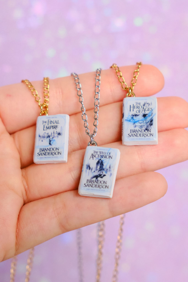 Collares de libros | Nacidos de la Bruma | Brandon Sanderson | Mistborn Series