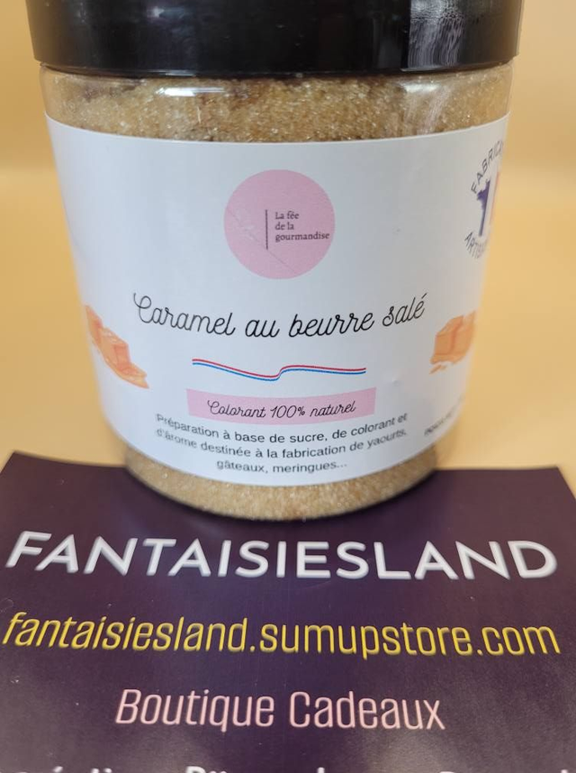 Sucre Aromatisé Caramel au Beurre Salé Pot de 250g     
