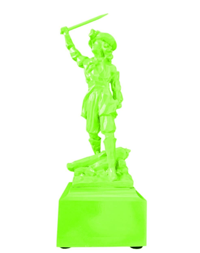 Statue Pop Jean Bart Vert fluo