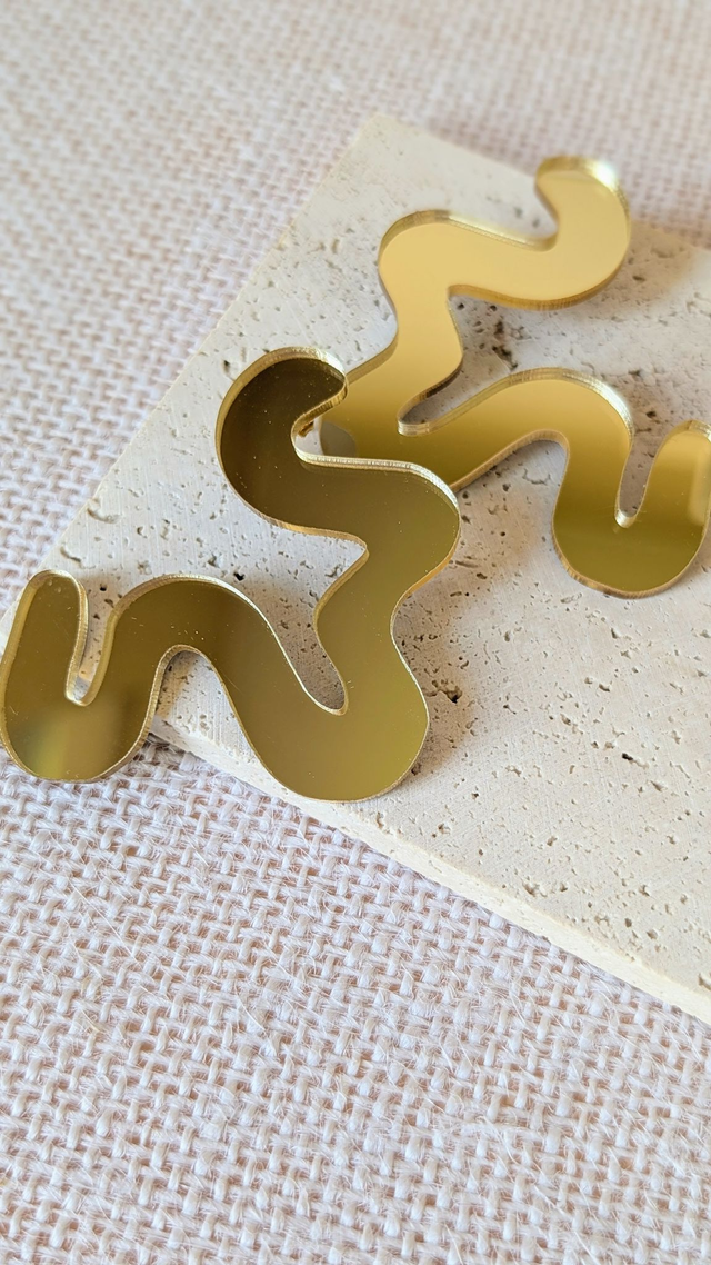 Twist - Doré effet miroir