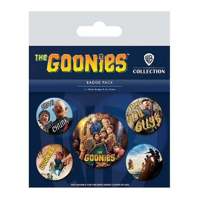 The Goonies Pin Badge Set