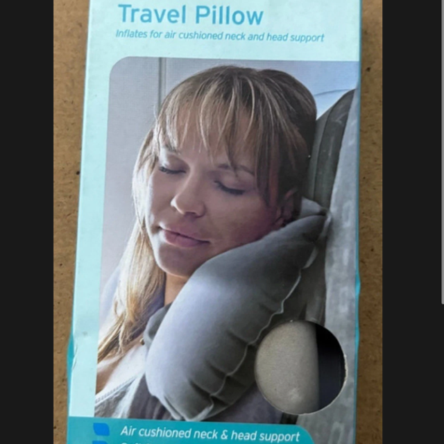 Inflatable Travel Pillow