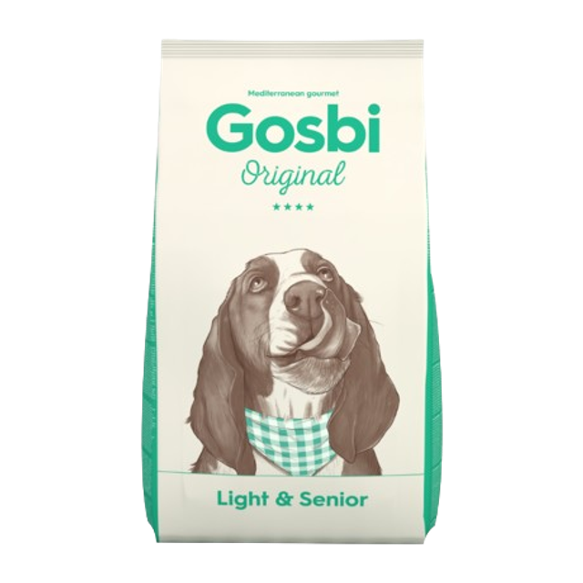Croquettes Gosbi origninal Dog Light et Senior