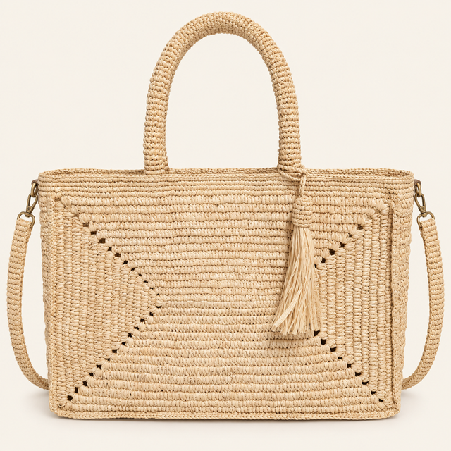 Sac Isalia en raphia de Madagascar