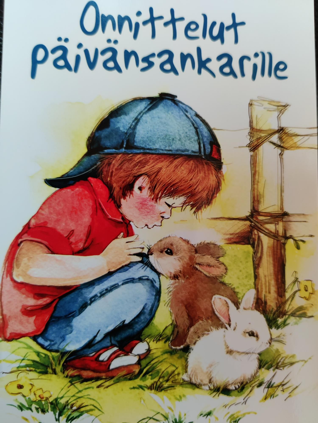 Postikortti Onnittelut päivänsankarille poika ja puput