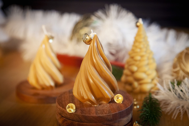 Bougie de noël - sapin de noël - bougie sapin - Wavy tree