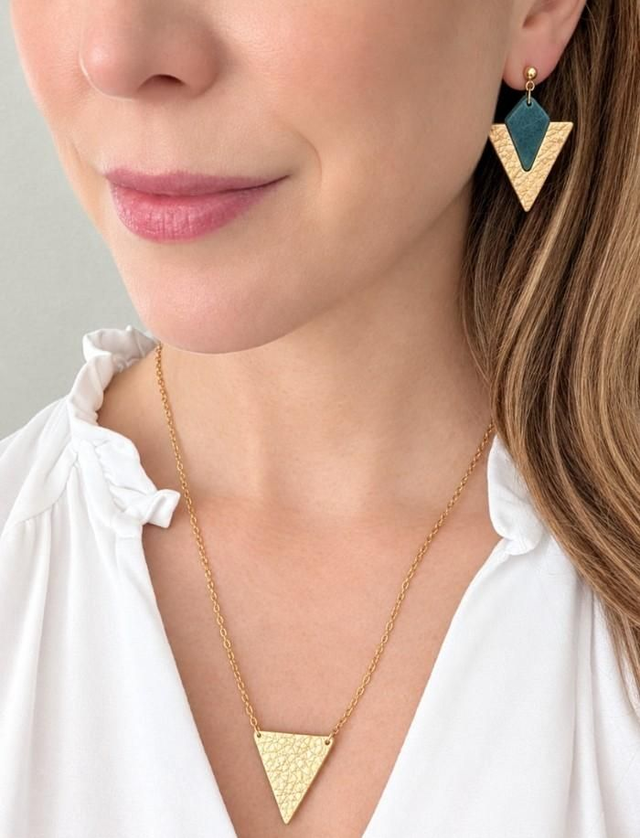 Triangle Pendant Necklace