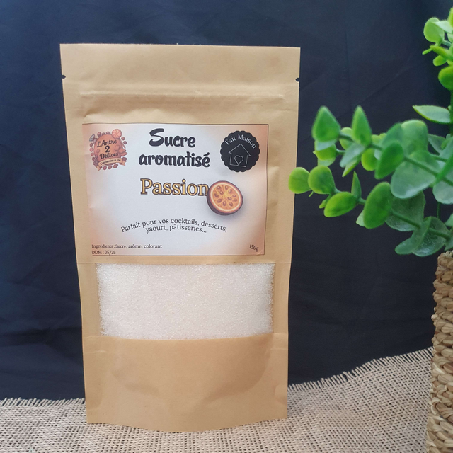 Sucre Aromatisé Passion - 150g