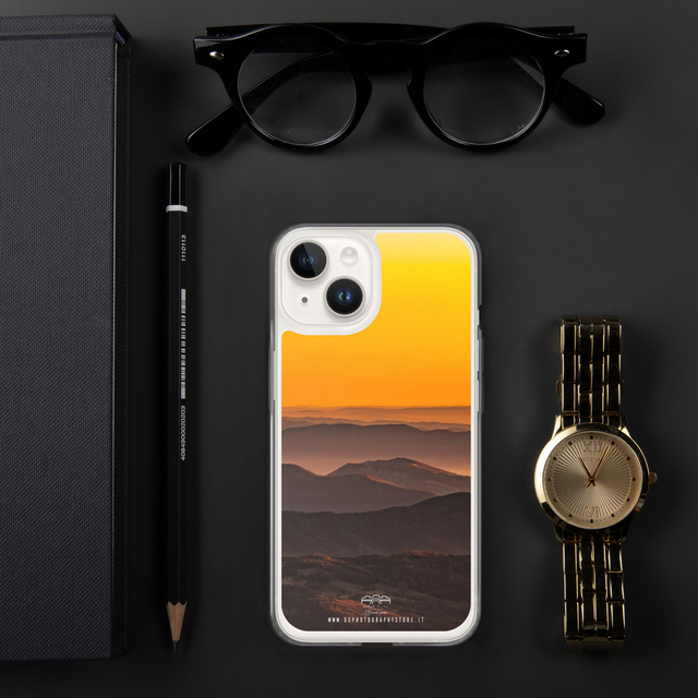 Cover iPhone in silicone sunset landscape mountain