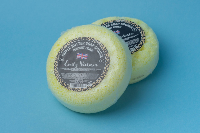 Coconut Crush Triple Butter Soap Sponge