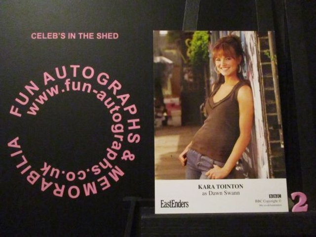 Kara Tointon (Dawn Swann) Original EastEnders Cast Card (2)