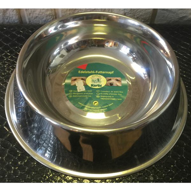 Karlie edelstaal voer/waterbak XL