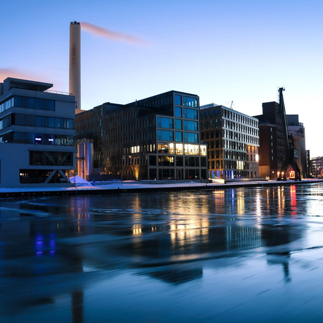Stadthafen im Winter