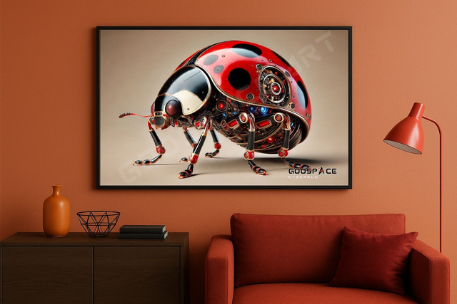 Cadre Coccinelle Cybernétique