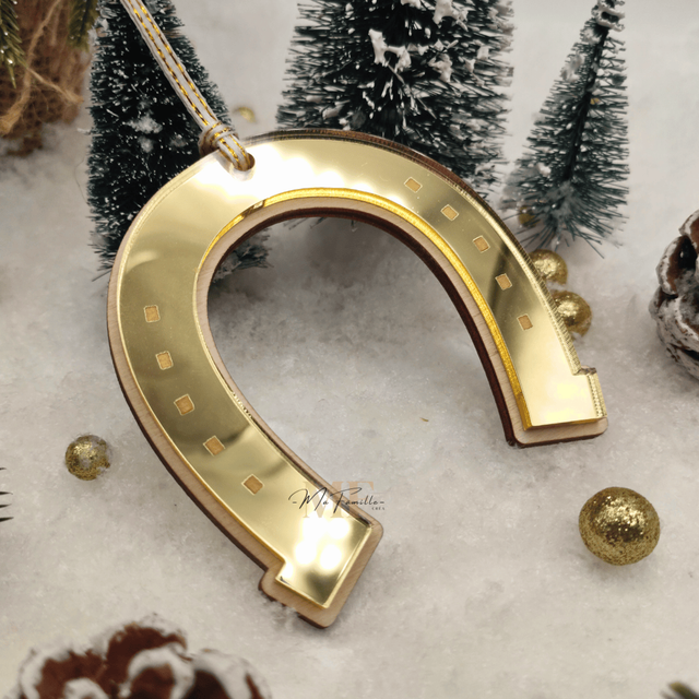 Décoration sapin - Fer à cheval 