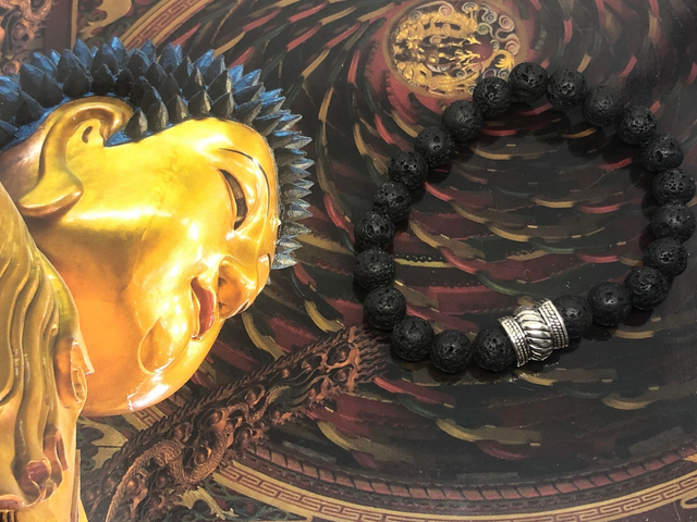 Bracelet Balipierre de lave By MoustickatCie