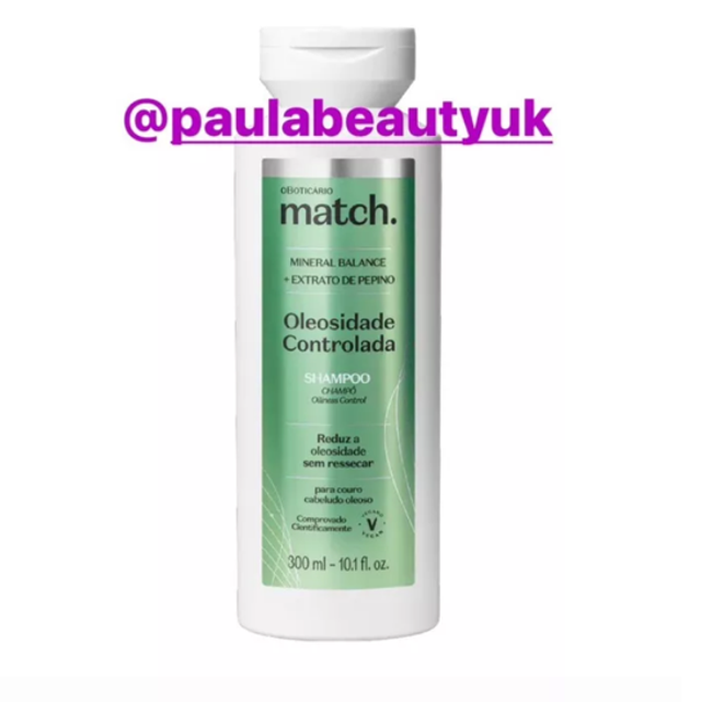 Shampoo Match Oleosidade Controlada 300ml*