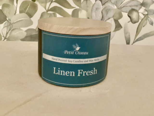 Linen 155g  Soy Wax Candle