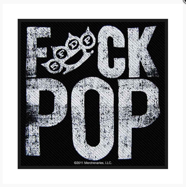 FIVE FINGER DEATH PUNCH STANDARD PATCH: FUCK POP