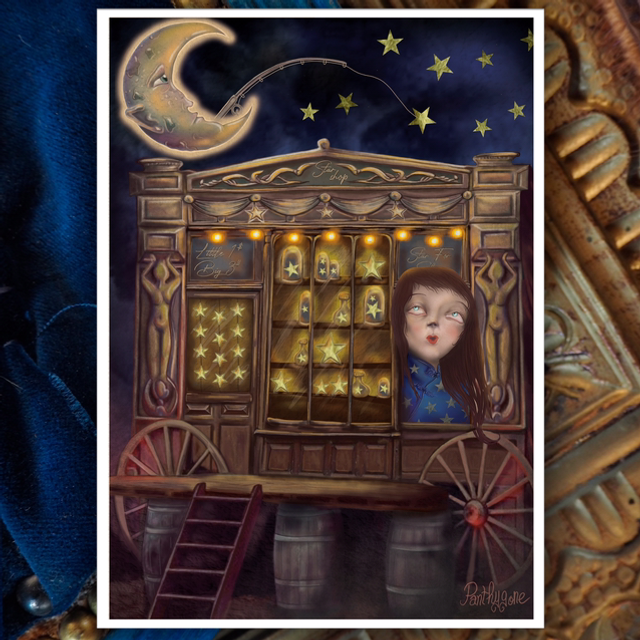 La vendeuse d’étoiles - Print/Carte