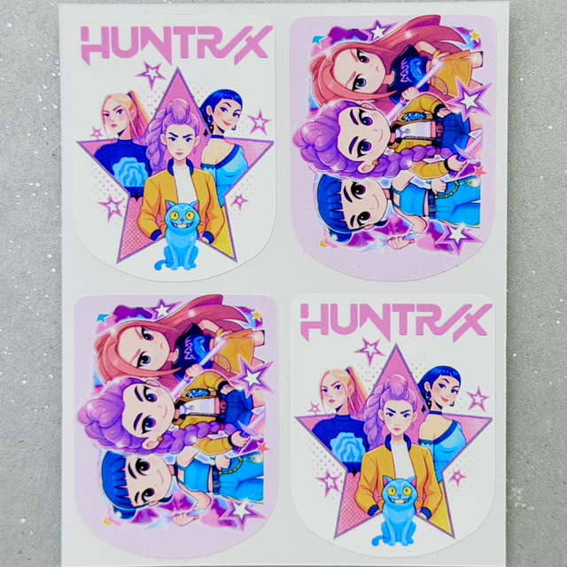 Demon K-pop Stickers (set of 4)