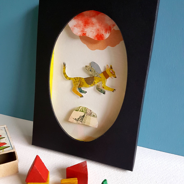 DIORAMA - Lionne ailée