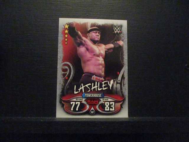 Lashley - Raw Slam Attax Live Original Trading Card #117
