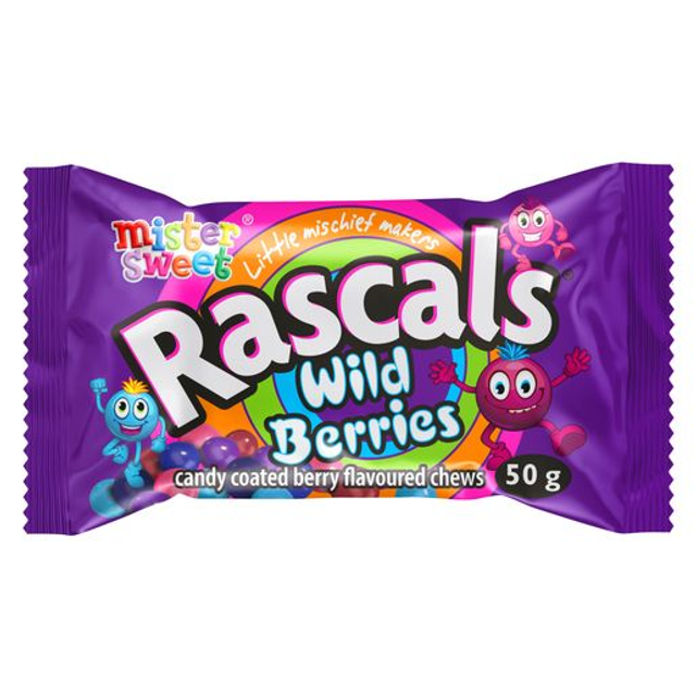 Rascals Wild Berry 50g Bags