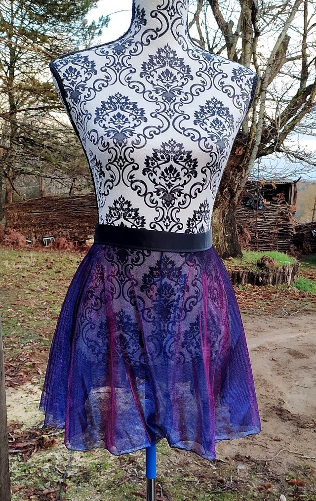 Jupe semi transparente