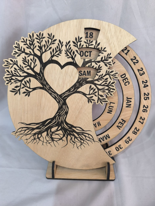 Calendrier perpétuel &quot;arbre de vie&quot;