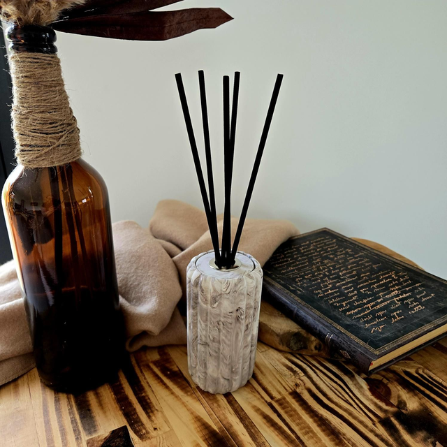 Diffuseur à tiges marbré Taupe 
