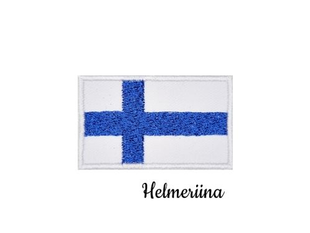 Suomen lippu 3 x 5 cm, 10 kpl setti