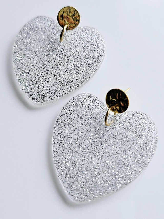 KISS'KISS GRIS CLAIR PAILLETTÉ