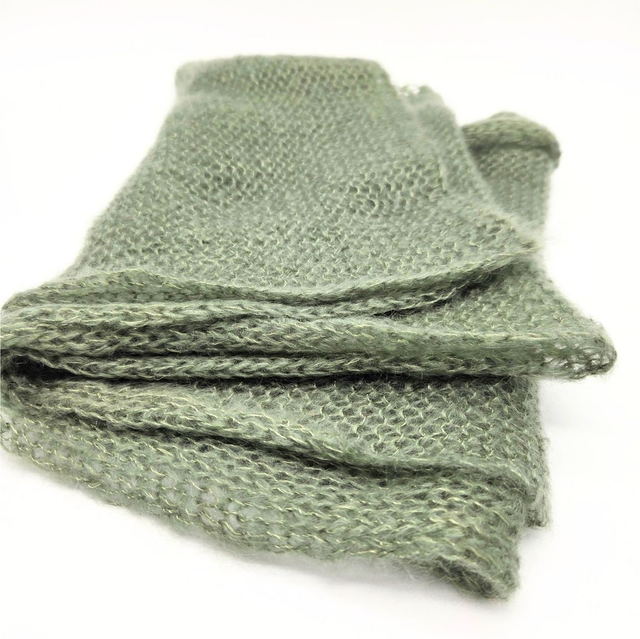 Écharpe Tricotée en Mohair et Soie - Moyenne