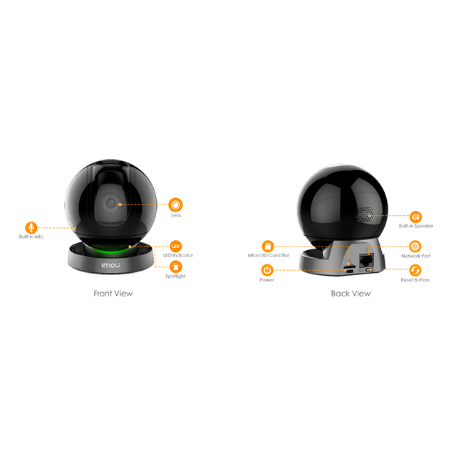 Imou Rex 4MP Wi‑Fi Pan & Tilt Camera - Smart Security with Night Vision & AI Tracking