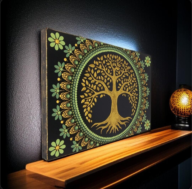 Décoration Murale, Tableau Arbre de vie